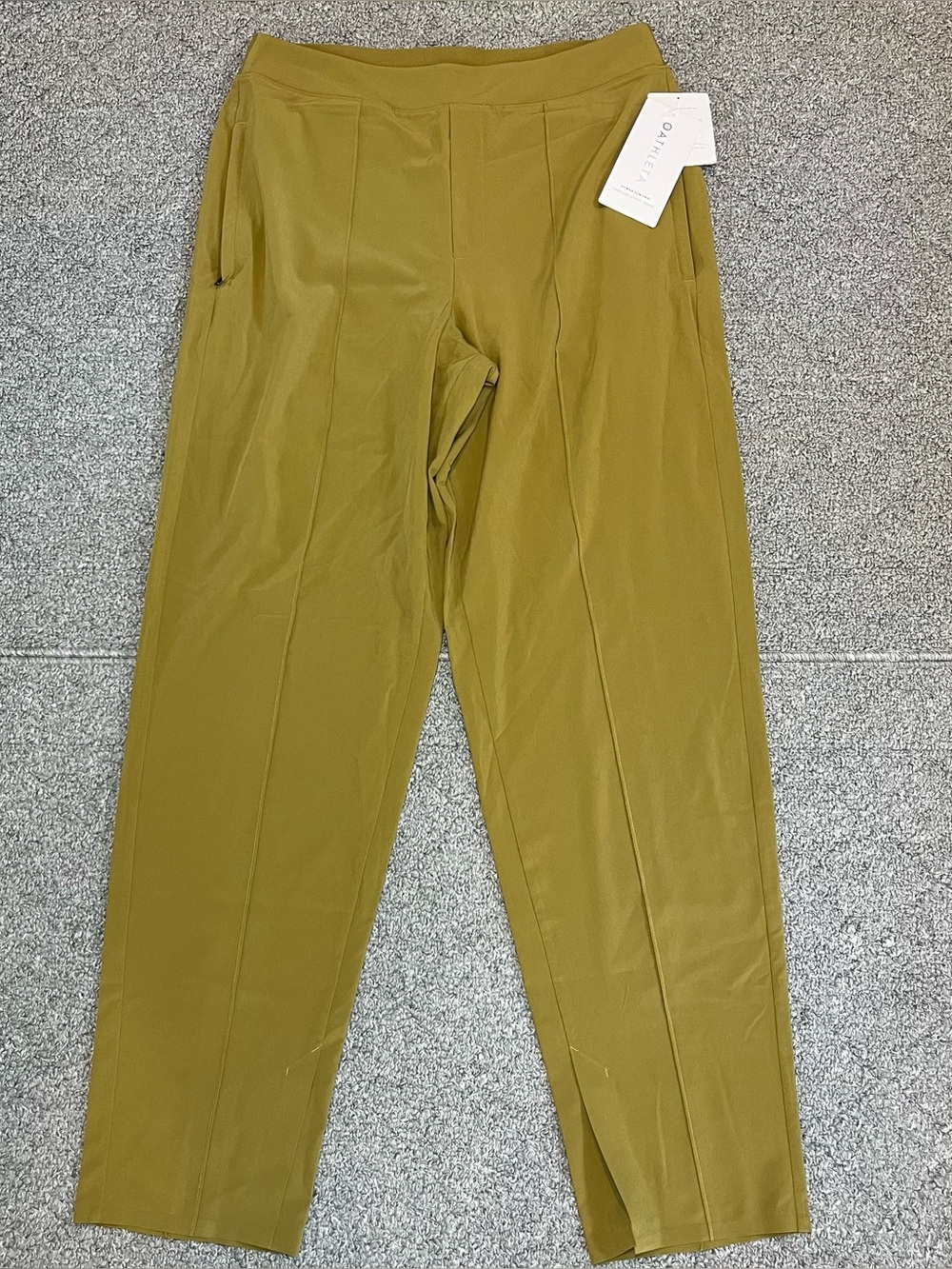 Athleta Vienna Slim Pants Womens Size 8 Olive Green New With Tags